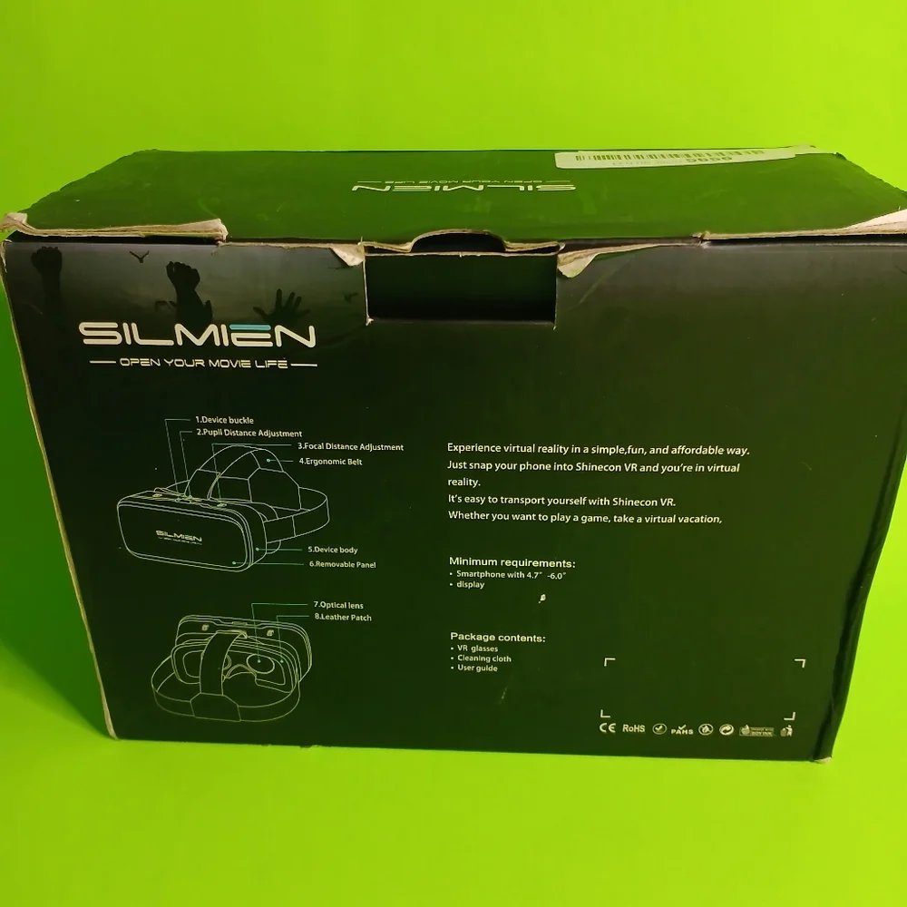 Black VR Headset Silimen new in box